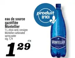 Marché Richelieu EAU DE SOURCE GAZÉIFIÉE MONTELLIER | MONTELLIER CARBONATED SPRING WATER offer