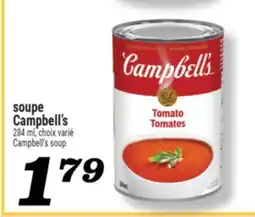 Marché Richelieu SOUPE CAMPBELL'S | CAMPBELL'S SOUP offer