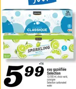 Marché Richelieu EAU GAZÉIFIÉE SELECTION | SELECTION CARBONATED WATER offer