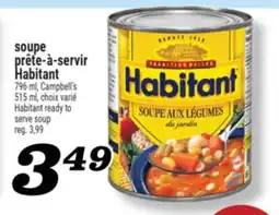 Marché Richelieu SOUPE PRÊTE‑À‑SERVIR HABITANT | HABITANT READY TO SERVE SOUP offer