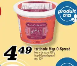 Marché Richelieu TARTINADE MAP‑O‑SPREAD | MAP-O-SPREAD SPREAD offer