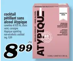 Marché Richelieu COCKTAIL PÉTILLANT SANS ALCOOL ATYPIQUE | ATYPIQUE SPARKLING NON-ALCOHOLIC COCKTAIL offer
