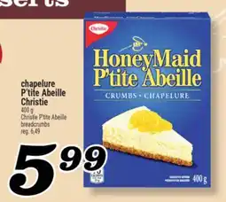 Marché Richelieu CHAPELURE P'TITE ABEILLE CHRISTIE | CHRISTIE P'TITE ABEILLE BREADCRUMBS offer