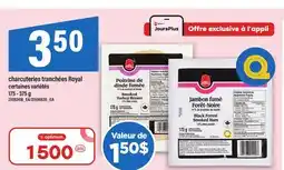 Maxi CHARCUTERIES TRANCHÉES ROYAL offer