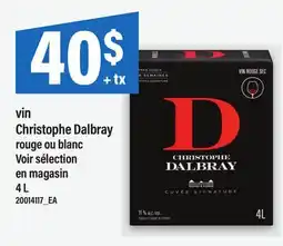 Maxi VIN CHRISTOPHE DALBRAY offer