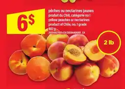 Maxi PÊCHES OU NECTARINES JAUNES | YELLOW PEACHES OR NECTARINES offer