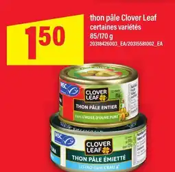 Maxi THON PÂLE CLOVER LEAF, 85/170 G offer