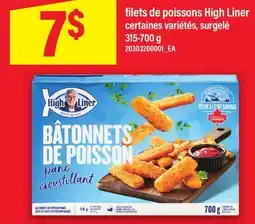 Maxi FILETS DE POISSONS HIGH LINER offer