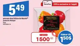 Maxi POIVRONS DOUX DÉLICES DU MARCHÉ, 4 UN offer