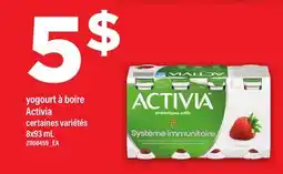 Maxi YOGOURT À BOIRE ACTIVIA offer