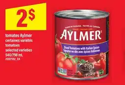 Maxi TOMATES AYLMER | TOMATOES, 540/798 ML offer