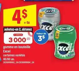 Maxi GOMME EN BOUTEILLE EXCEL, 40/60 UN offer