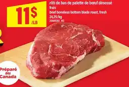 Maxi RÔTI DE BAS DE PALETTE DE BŒUF DÉSOSSÉ | BEEF BONELESS BOTTOM BLADE ROAST offer