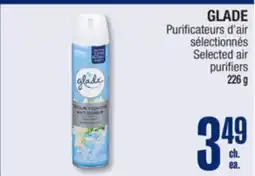 Jean Coutu GLADE Selected air purifiers offer