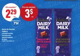 Maxi BARRES DE CHOCOLAT CADBURY | CHOCOLATE BARS offer