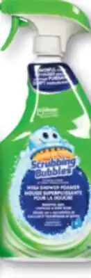 Familiprix Scrubbing Bubbles rainshower mega shower foamer offer
