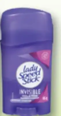 Familiprix LADY SPEED STICK, Selected antiperspirants or deodorants offer
