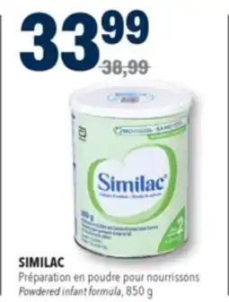Familiprix SIMILAC, Powdered infant formula offer