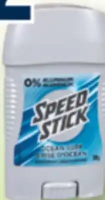 Familiprix SPEED STICK or LADY SPEED STICK, Selected antiperspirants or deodorants offer