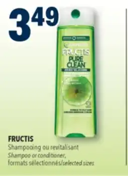 Familiprix FRUCTIS, Shampoo or conditioner, selected sizes offer