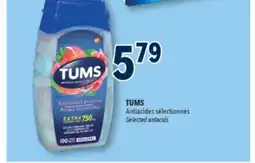 Familiprix TUMS, Selected antacids offer