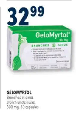 Familiprix GeloMyrtol bronchi & sinuses relief capsules offer