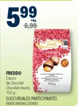 Familiprix FREDDO, Chocolate hearts offer