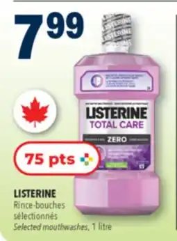 Familiprix LISTERINE, Selected mouthwashes offer