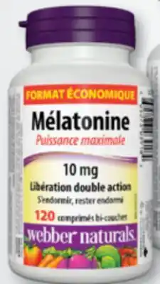 Familiprix HOLISTA or WEBBER NATURALS Selected products offer