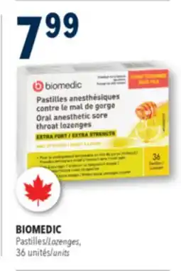 Familiprix BIOMEDIC Lozenges offer