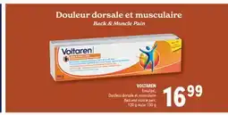Familiprix VOLTAREN, Back and muscle pain, 120 g or 150 g offer