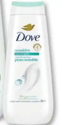 Familiprix Dove hypoallergenic body wash sensitive skin offer