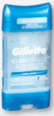 Familiprix GILLETTE, Selected antiperspirants or deodorants offer