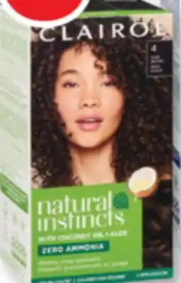 Familiprix Clairol Natural Instincts demi-permanent hair dye #4 Dark Brown offer