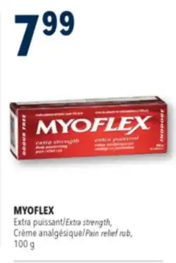 Familiprix MYOFLEX, Extra strength, Pain relief rub offer