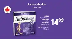 Familiprix Robax Platinum back & muscle pain ibuprofen and methocarbamol caplets 18un offer