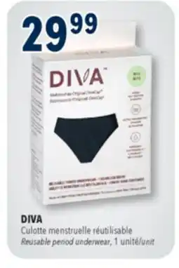 Familiprix DIVA, Reusable period underwear, 1 unit offer