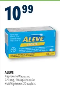 Familiprix Aleve naproxen sodium tablets 50un offer