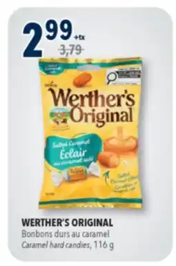 Familiprix WERTHER'S ORIGINAL, Caramel hard candies offer