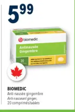 Familiprix BIOMEDIC Anti-nauseant ginger offer