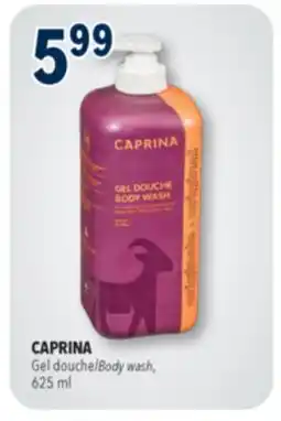 Familiprix CAPRINA Body wash offer