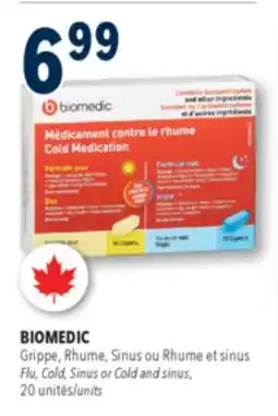 Familiprix Biomedic day/night cold medication caplets combo pack 20un offer