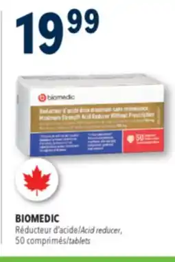 Familiprix BIOMEDIC, Acid reducer, 50 tablets offer