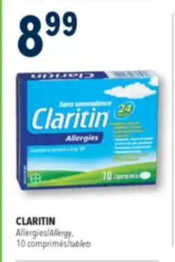Familiprix CLARITIN, Allergy, 10 tablets offer