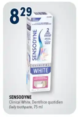 Familiprix SENSODYNE, Clinical White, Daily toothpaste offer