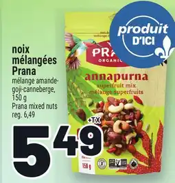 Metro NOIX MÉLANGÉES PRANA | PRANA MIXED NUTS offer