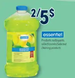 Familiprix ESSENTIEL Selected cleaning products offer
