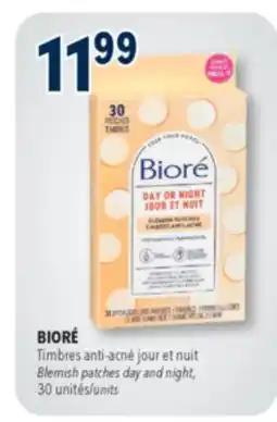 Familiprix BIORÉ Blemish patches day and night, 30 units offer