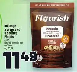 Metro MÉLANGE À CRÊPES ET À GAUFRES FLOURISH | FLOURISH PANCAKE AND WAFFLE MIX offer