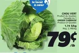 IGA GREEN CABBAGE offer